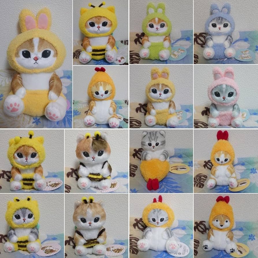 mofusand うさぎにゃんミツバチにゃんぬいぐるみ